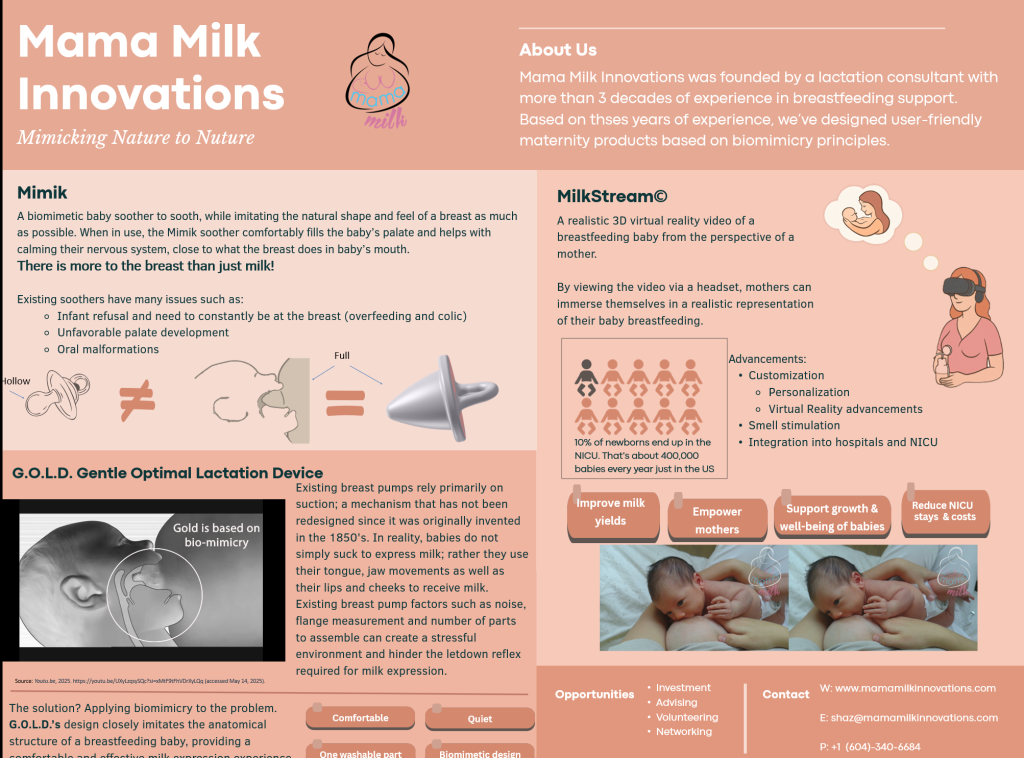 Mama Milk Innovations Web Summit 2025 Poster